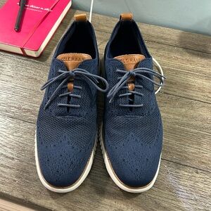 Cole Haan Zerogrand Navy Blue Loafer Sneakers